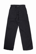 画像をギャラリービューアに読み込む, FULLCOUNT 1149 HICKOLY STRIPE BLACK WORK TROUSERS (CHARCOAL BLACK)