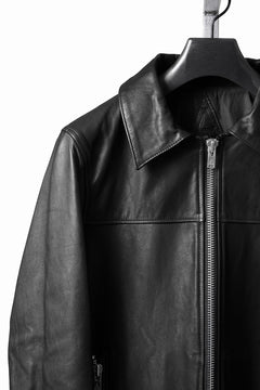 画像をギャラリービューアに読み込む, A LEATHER Roadster Jacket / SMOOTH COWHIDE (BLACK)