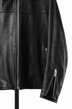画像をギャラリービューアに読み込む, A LEATHER Roadster Jacket / SMOOTH COWHIDE (BLACK)