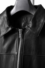 画像をギャラリービューアに読み込む, A LEATHER Roadster Jacket / SMOOTH COWHIDE (BLACK)
