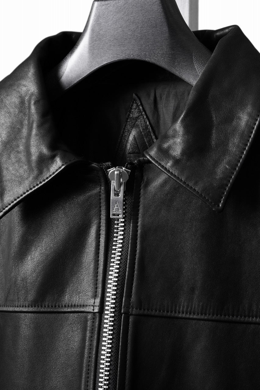 画像をギャラリービューアに読み込む, A LEATHER Roadster Jacket / SMOOTH COWHIDE (BLACK)