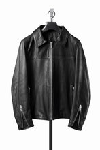 画像をギャラリービューアに読み込む, A LEATHER Roadster Jacket / SMOOTH COWHIDE (BLACK)
