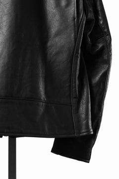 画像をギャラリービューアに読み込む, A LEATHER Roadster Jacket / SMOOTH COWHIDE (BLACK)