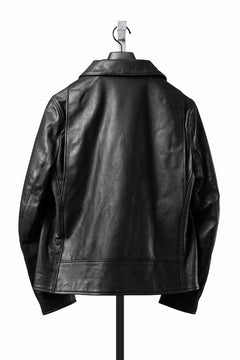 画像をギャラリービューアに読み込む, A LEATHER Roadster Jacket / SMOOTH COWHIDE (BLACK)
