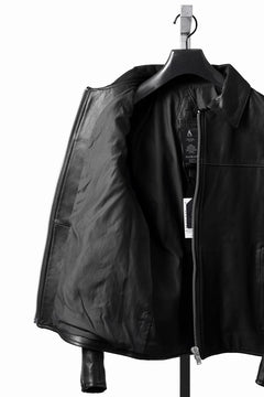 画像をギャラリービューアに読み込む, A LEATHER Roadster Jacket / SMOOTH COWHIDE (BLACK)