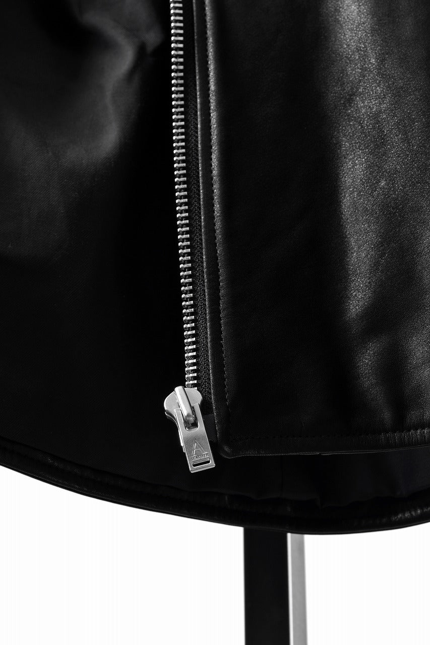 画像をギャラリービューアに読み込む, A LEATHER Roadster Jacket / SMOOTH COWHIDE (BLACK)