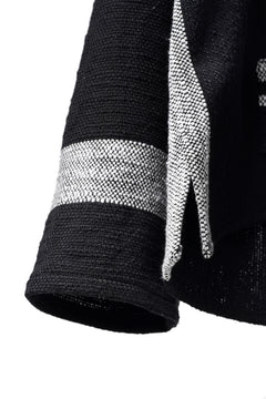 Load image into Gallery viewer, Y's for men × MASSES KHADI RUG HOODED PULLOVER (BLACK)
