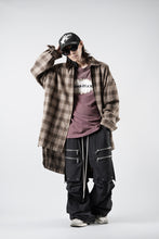 画像をギャラリービューアに読み込む, 【SAMPLE】A.F ARTEFACT LONG SHIRT / TARTAN CHECK (BROWN x BEIGE)