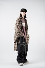 画像をギャラリービューアに読み込む, 【SAMPLE】A.F ARTEFACT LONG SHIRT / TARTAN CHECK (BROWN x BEIGE)