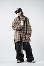画像をギャラリービューアに読み込む, 【SAMPLE】A.F ARTEFACT LONG SHIRT / TARTAN CHECK (BROWN x BEIGE)