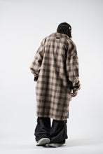 画像をギャラリービューアに読み込む, 【SAMPLE】A.F ARTEFACT LONG SHIRT / TARTAN CHECK (BROWN x BEIGE)