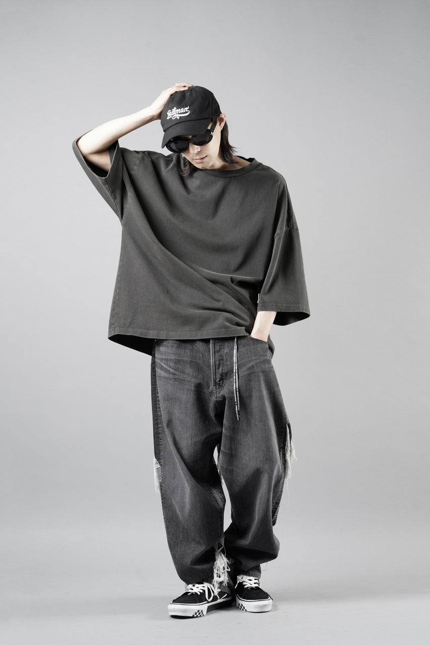 画像をギャラリービューアに読み込む, entire studios HEAVY BOXY TEE (WASHED BLACK)