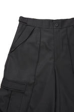 画像をギャラリービューアに読み込む, F/CE. TWIST POLYESTER WIDE SHORTS (BLACK)
