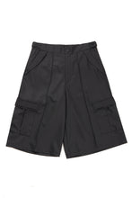 画像をギャラリービューアに読み込む, F/CE. TWIST POLYESTER WIDE SHORTS (BLACK)