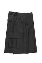 画像をギャラリービューアに読み込む, F/CE. TWIST POLYESTER WIDE SHORTS (BLACK)