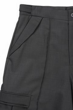 画像をギャラリービューアに読み込む, F/CE. TWIST POLYESTER WIDE SHORTS (GREY)
