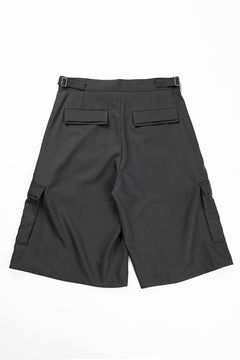 画像をギャラリービューアに読み込む, F/CE. TWIST POLYESTER WIDE SHORTS (GREY)