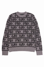 Load image into Gallery viewer, A.F ARTEFACT JACGUARD KNIT PULLOVER / REGULAR FIT (BROWN x DARK BROWN)