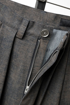 Load image into Gallery viewer, A.F ARTEFACT CARGO WIDE TAPERED TROUSERS / BLENDED SHADES DENIM (D.VERDIGRIS)