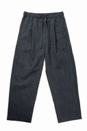 Hannibal. Wide Fit Draw String Trousers / Wiktor 236. (BLUE SHALE)