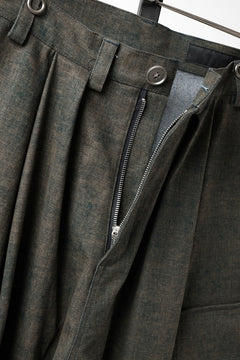 画像をギャラリービューアに読み込む, A.F ARTEFACT CARGO WIDE TAPERED TROUSERS / BLENDED SHADES DENIM (L.VERDIGRIS)