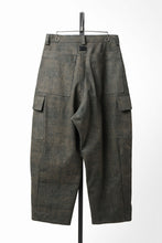 画像をギャラリービューアに読み込む, A.F ARTEFACT CARGO WIDE TAPERED TROUSERS / BLENDED SHADES DENIM (L.VERDIGRIS)