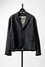 画像をギャラリービューアに読み込む, Professor.E PATCHWORK BLAZER (BLACK)