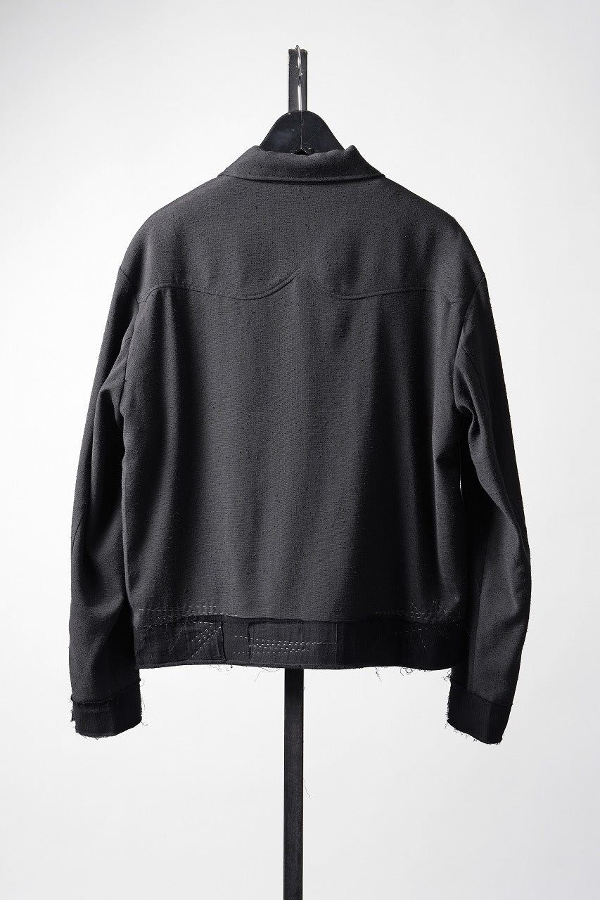 Load image into Gallery viewer, Professor.E STITCH WORK JACKET (BLACK)