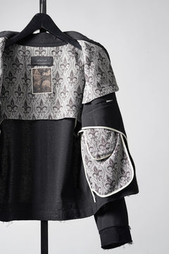 Load image into Gallery viewer, Professor.E STITCH WORK JACKET (BLACK)