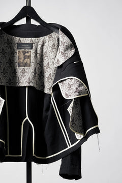 画像をギャラリービューアに読み込む, Professor.E PATCHWORK BLAZER (BLACK)