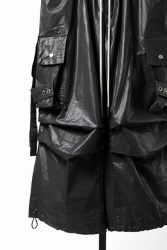 画像をギャラリービューアに読み込む, 【SAMPLE SALE】A.F ARTEFACT COATING CARGO  WIDE PANTS (BLACK)
