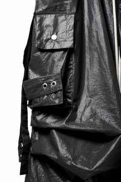 画像をギャラリービューアに読み込む, 【SAMPLE SALE】A.F ARTEFACT COATING CARGO  WIDE PANTS (BLACK)