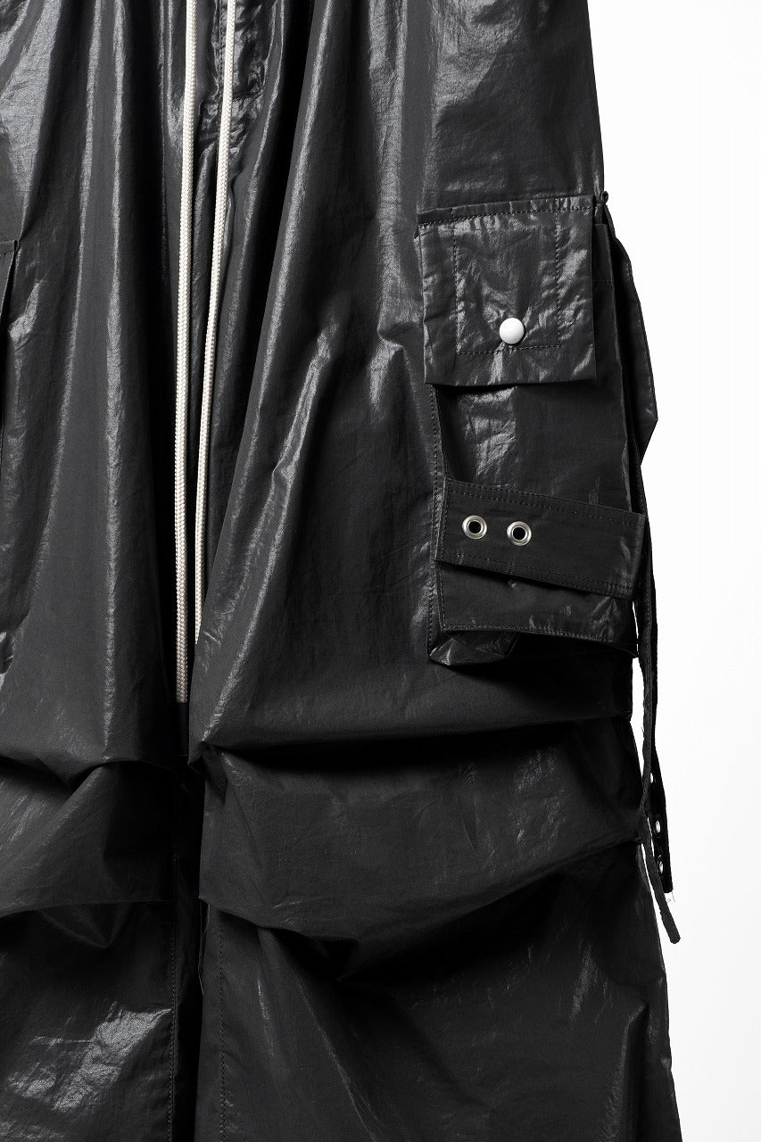 画像をギャラリービューアに読み込む, 【SAMPLE SALE】A.F ARTEFACT COATING CARGO  WIDE PANTS (BLACK)