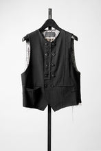 画像をギャラリービューアに読み込む, Professor.E PATCHWORK WAISTCOAT (BLACK)