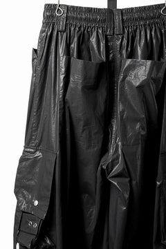 画像をギャラリービューアに読み込む, 【SAMPLE SALE】A.F ARTEFACT COATING CARGO  WIDE PANTS (BLACK)