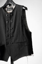 画像をギャラリービューアに読み込む, Professor.E PATCHWORK WAISTCOAT (BLACK)