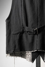 画像をギャラリービューアに読み込む, Professor.E PATCHWORK WAISTCOAT (BLACK)