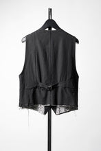 画像をギャラリービューアに読み込む, Professor.E PATCHWORK WAISTCOAT (BLACK)