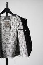 画像をギャラリービューアに読み込む, Professor.E PATCHWORK WAISTCOAT (BLACK)