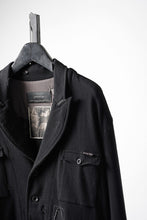 Load image into Gallery viewer, Professor.E DESTROYED KNIT WORK JACKET (BLACK)