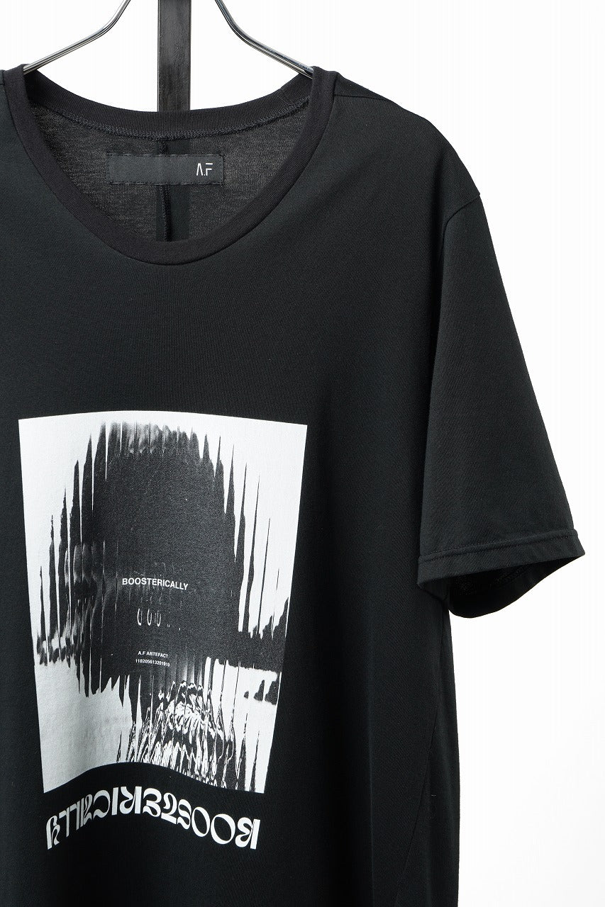 画像をギャラリービューアに読み込む, 【SAMPLE SALE】A.F ARTEFACT TYPE A LONG LENGTH PRINT TEE (BLACK)