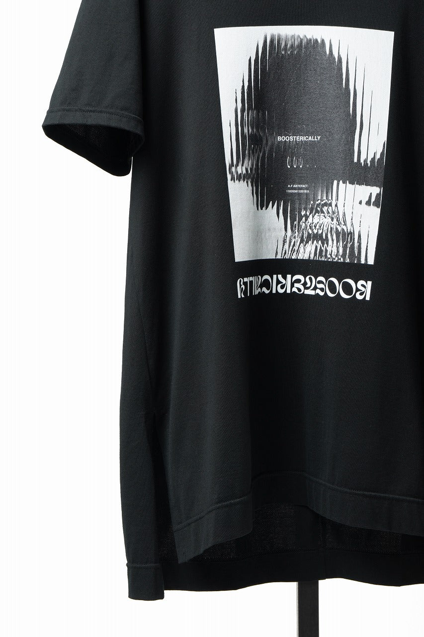 画像をギャラリービューアに読み込む, 【SAMPLE SALE】A.F ARTEFACT TYPE A LONG LENGTH PRINT TEE (BLACK)