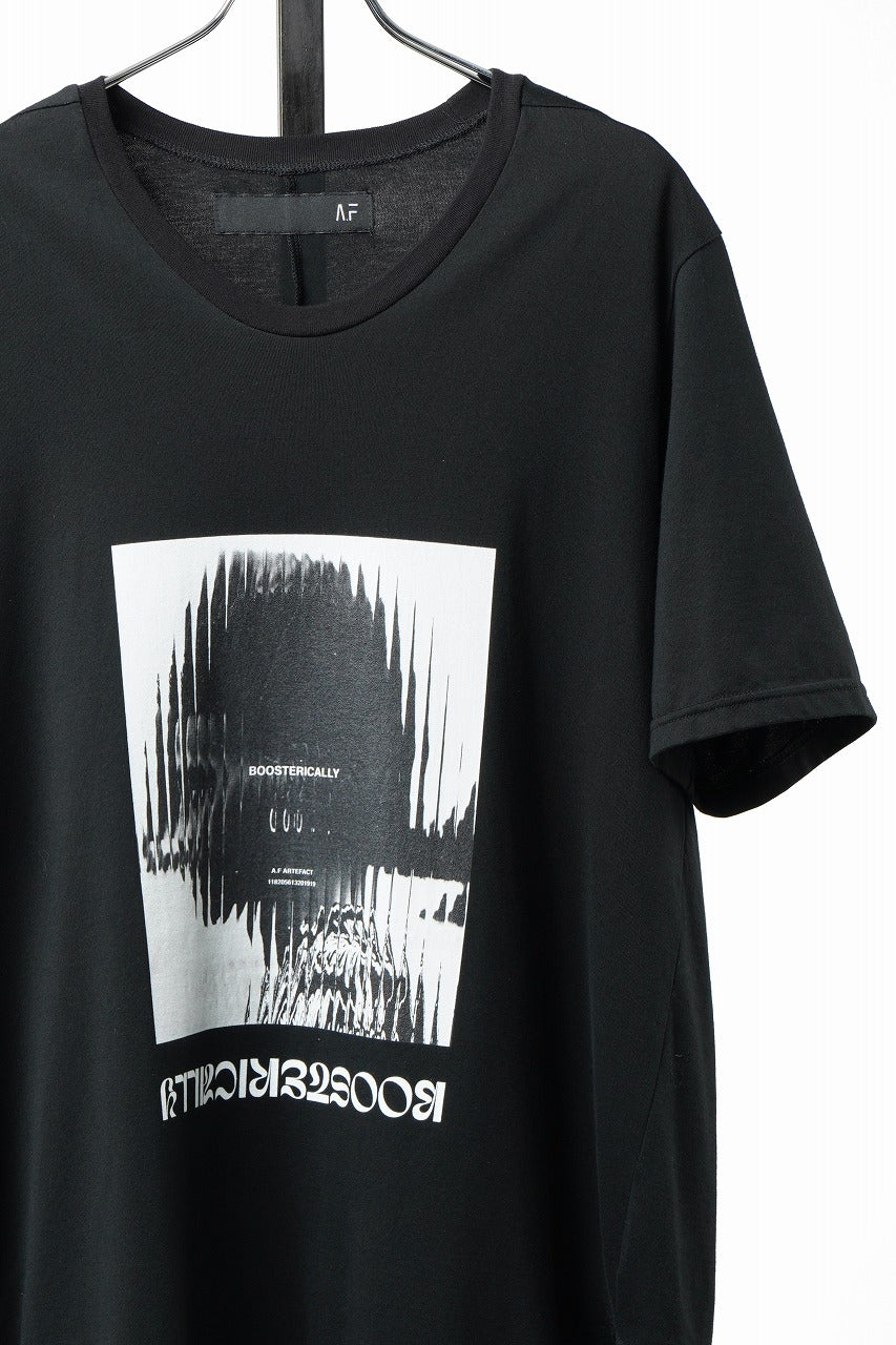 画像をギャラリービューアに読み込む, 【SAMPLE SALE】A.F ARTEFACT TYPE A LONG LENGTH PRINT TEE (BLACK)