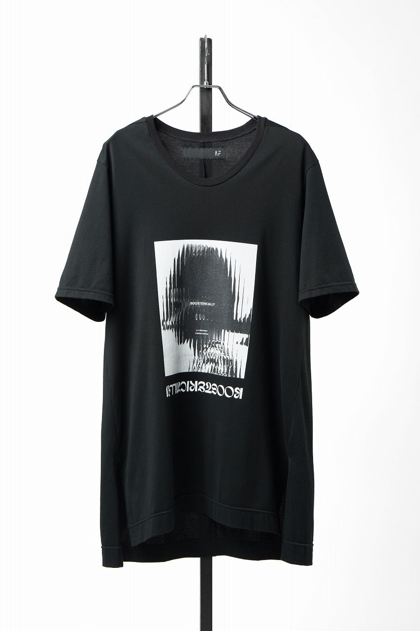 画像をギャラリービューアに読み込む, 【SAMPLE SALE】A.F ARTEFACT TYPE A LONG LENGTH PRINT TEE (BLACK)