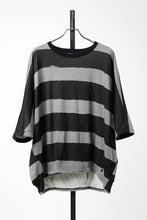 画像をギャラリービューアに読み込む, 【SAMPLE SALE】A.F ARTEFACT BOUND BORDER DOLMAN TEE (BLACK x GREY)