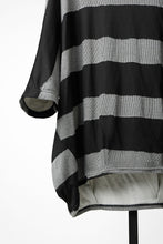 画像をギャラリービューアに読み込む, 【SAMPLE SALE】A.F ARTEFACT BOUND BORDER DOLMAN TEE (BLACK x GREY)