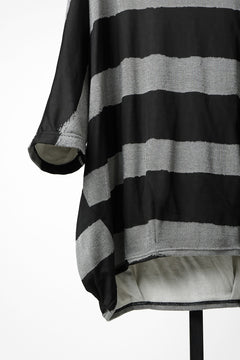画像をギャラリービューアに読み込む, 【SAMPLE SALE】A.F ARTEFACT BOUND BORDER DOLMAN TEE (BLACK x GREY)