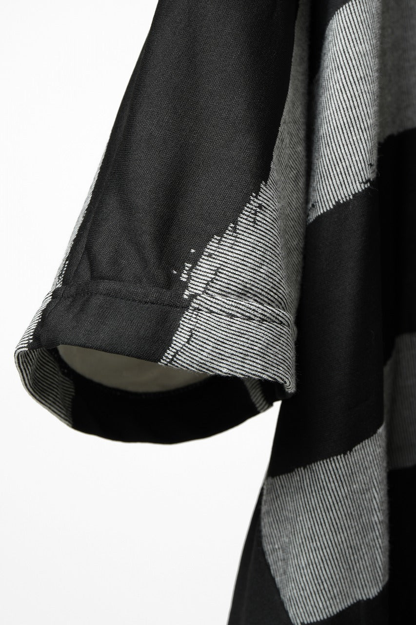 画像をギャラリービューアに読み込む, 【SAMPLE SALE】A.F ARTEFACT BOUND BORDER DOLMAN TEE (BLACK x GREY)