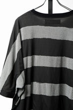 画像をギャラリービューアに読み込む, 【SAMPLE SALE】A.F ARTEFACT BOUND BORDER DOLMAN TEE (BLACK x GREY)