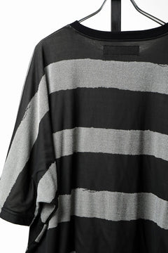 画像をギャラリービューアに読み込む, 【SAMPLE SALE】A.F ARTEFACT BOUND BORDER DOLMAN TEE (BLACK x GREY)